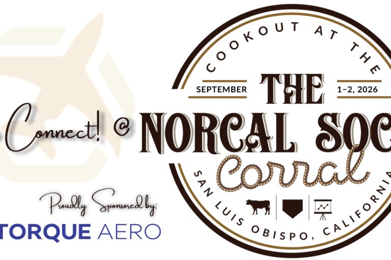 Torque Aero will be attending and sponsoring the 2nd Annual NorCal SoCal Corral on 9/1-2/7/2026 - stop by and let’s connect!